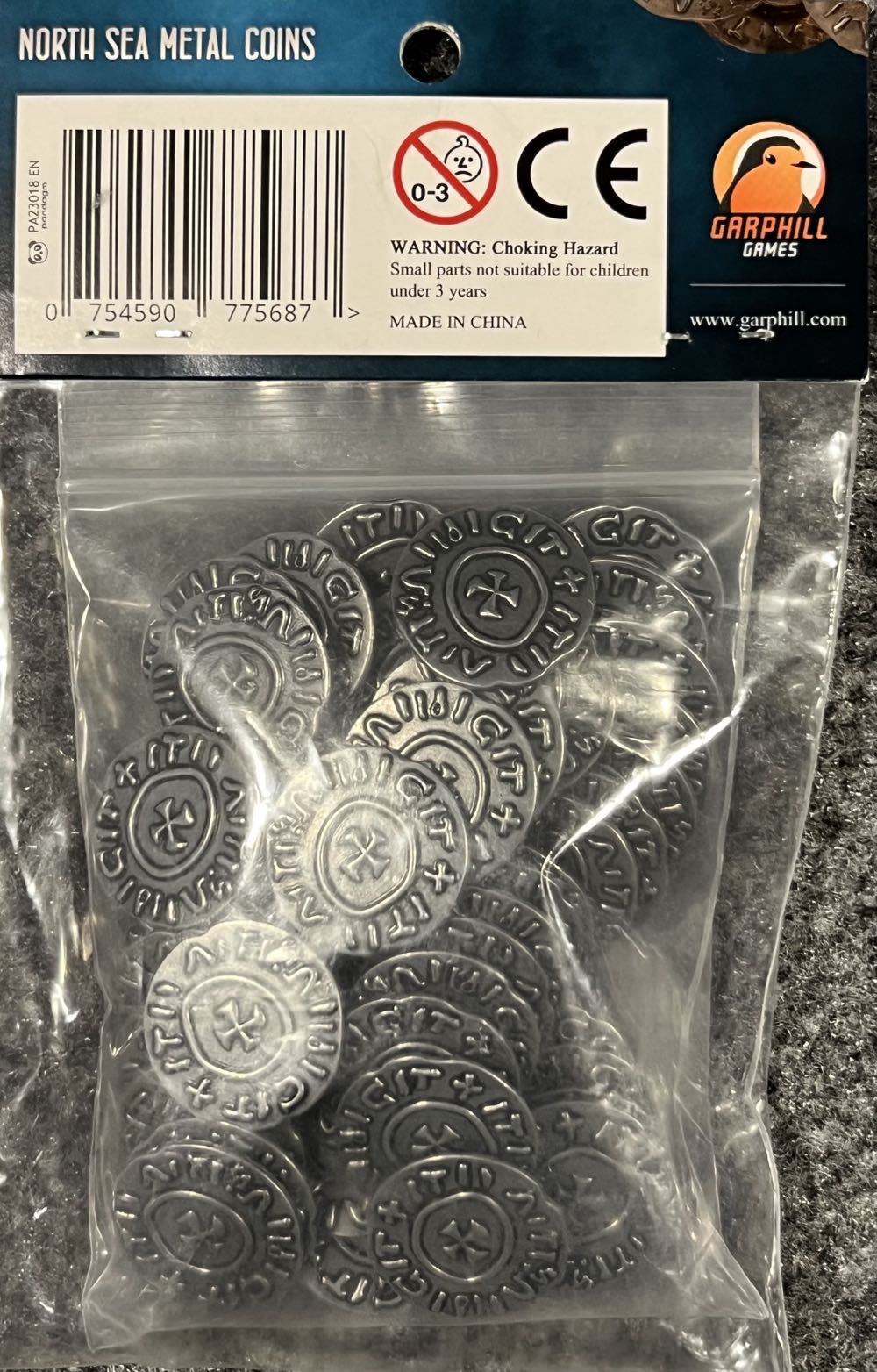 North Sea Saga - Metal Coins (Redux KS)  (1-4) board game collectible [Barcode 754590775687] - Main Image 2