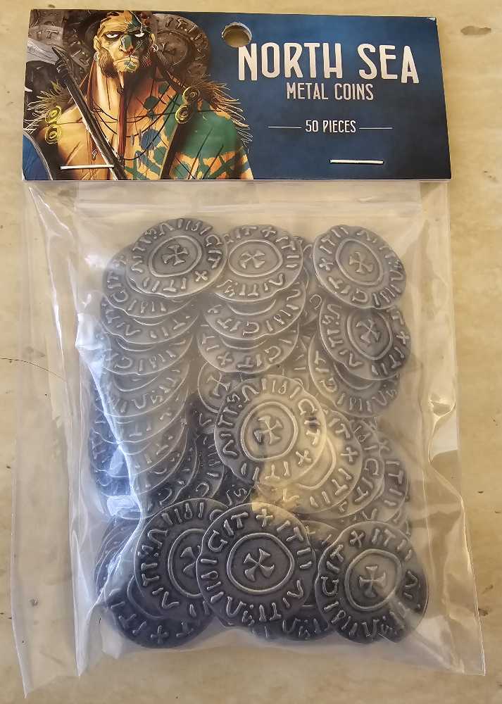 North Sea Saga - Metal Coins (Redux KS)  (1-4) board game collectible [Barcode 754590775687] - Main Image 3