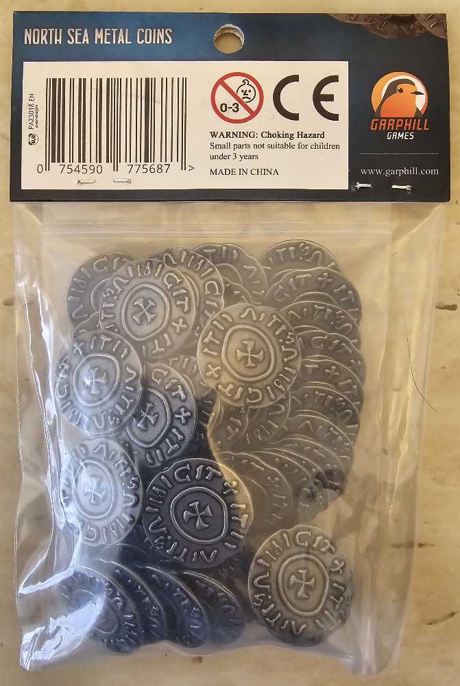 North Sea Saga - Metal Coins (Redux KS)  (1-4) board game collectible [Barcode 754590775687] - Main Image 4