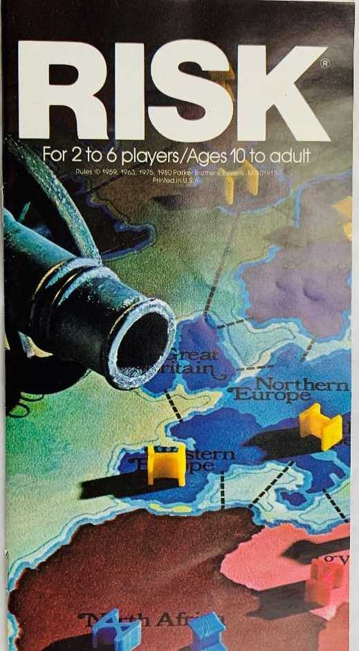 Risk  (2-6) board game collectible [Barcode 073000000448] - Main Image 3