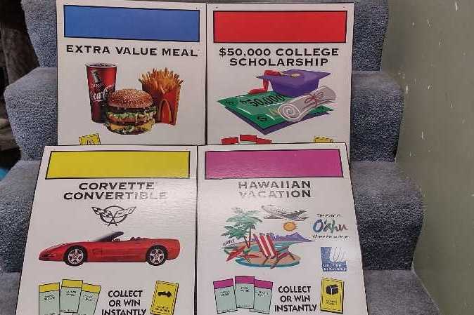 McDonald’s Monopoly Advertising   board game collectible - Main Image 2