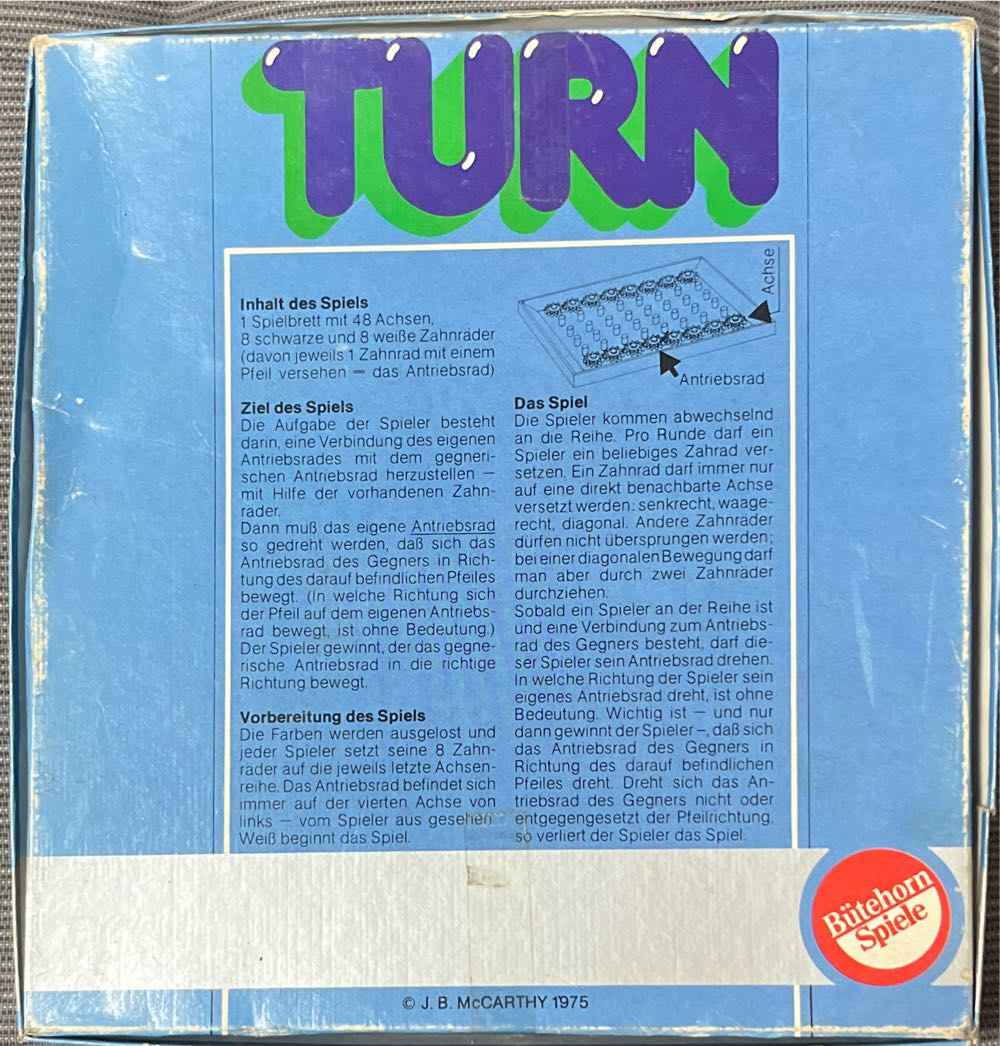 Turn  (2) board game collectible - Main Image 2