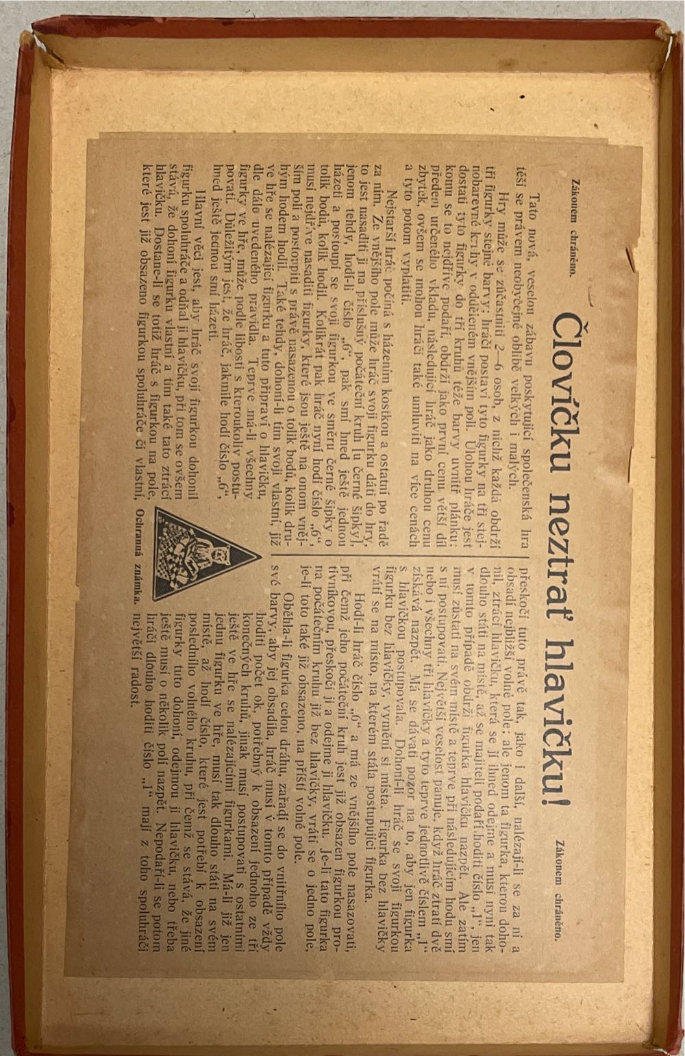 Človíčku neztrať hlavičku  (2-6) board game collectible - Main Image 3