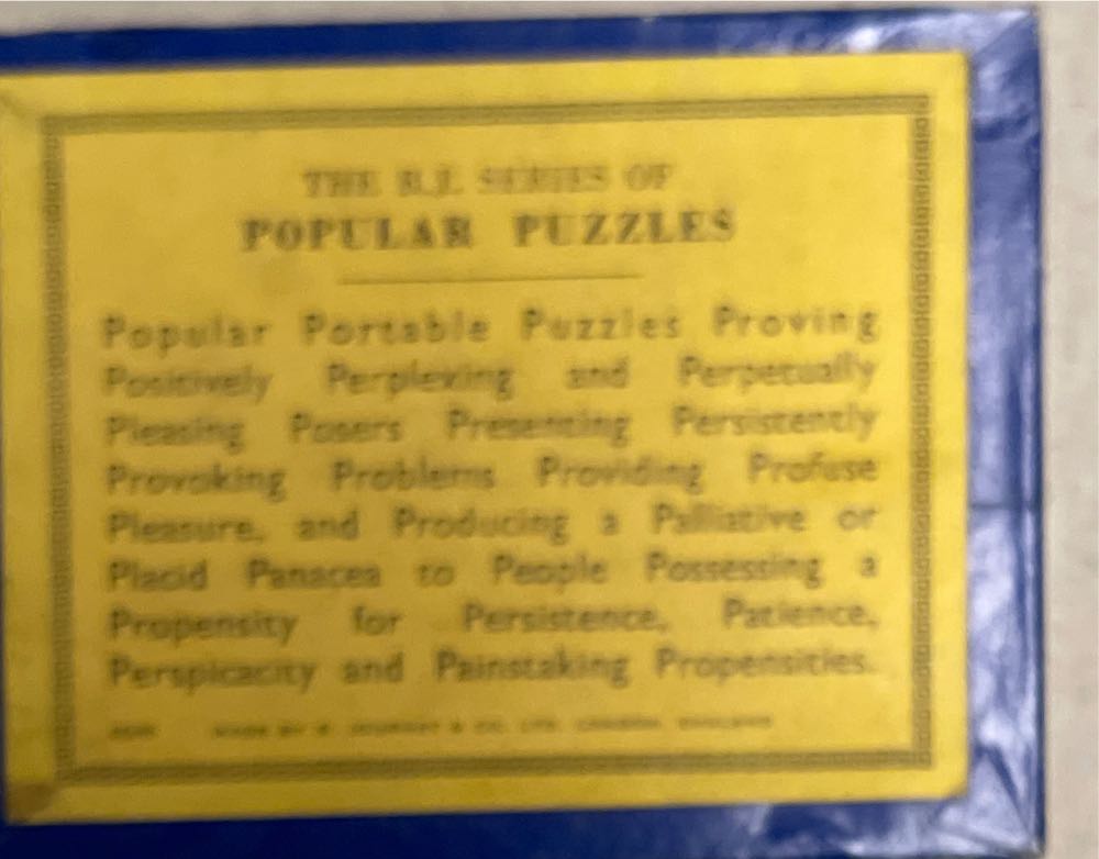 The Golden Rod Puzzle  board game collectible - Main Image 2