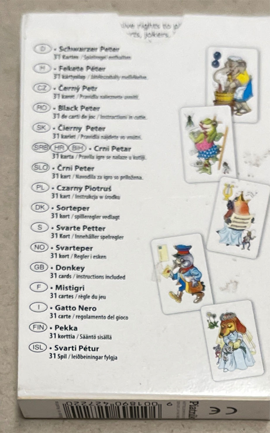 Černý Petr Kocour  board game collectible [Barcode 9001890427220] - Main Image 3