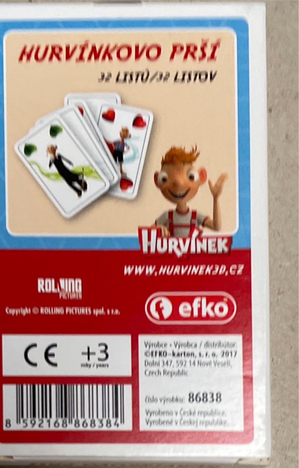 Hurvínkovo Prší Karetní Hra Ní Hurvínkovo Prší Karetní Hra  board game collectible [Barcode 8592168868384] - Main Image 2