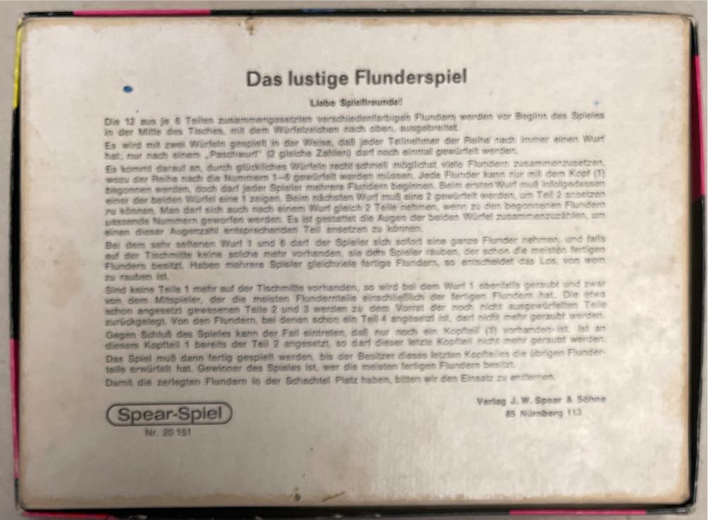 Das lustige Flunder-spiel  board game collectible - Main Image 3