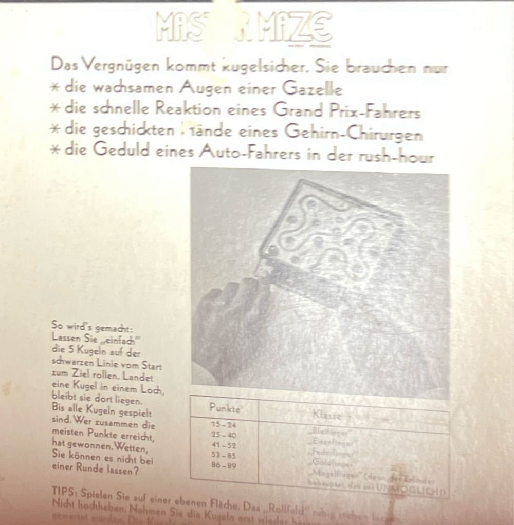 Master Maze  board game collectible - Main Image 2