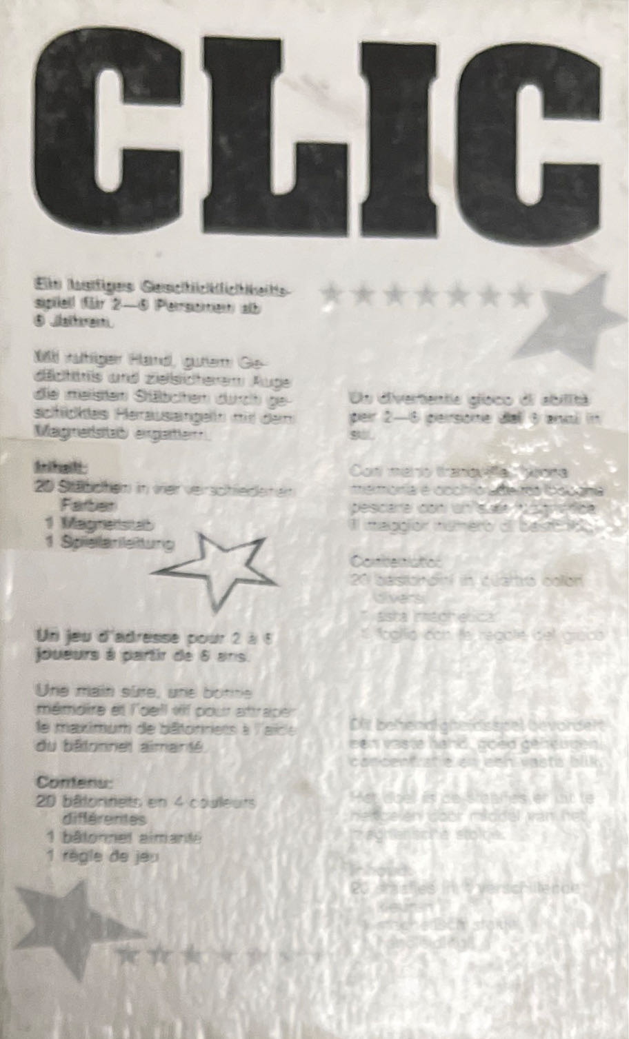 Schmidt Clic Magnet Mikado  board game collectible [Barcode 4002998030935] - Main Image 2