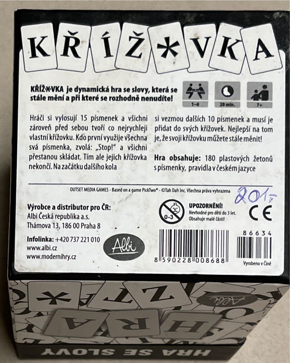 Křížovka Hra Se Slovy  board game collectible [Barcode 8590228008688] - Main Image 2