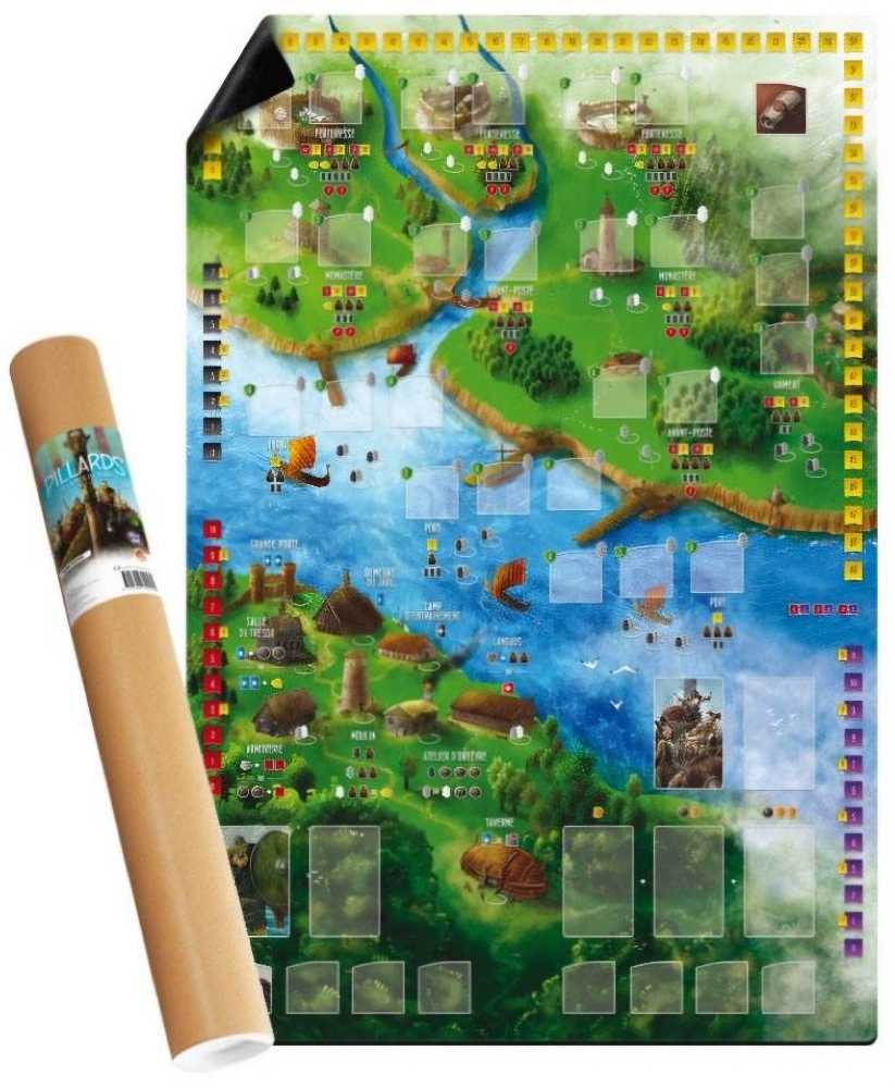 The North Sea Saga: Raiders Play Mat - KS Warlord Pledge  (2-5) board game collectible - Main Image 2