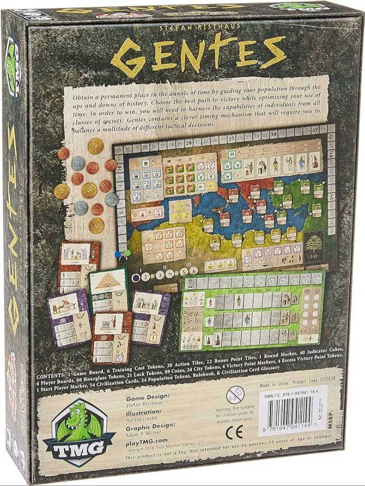 Gentes Deluxified  (1-4) board game collectible - Main Image 2