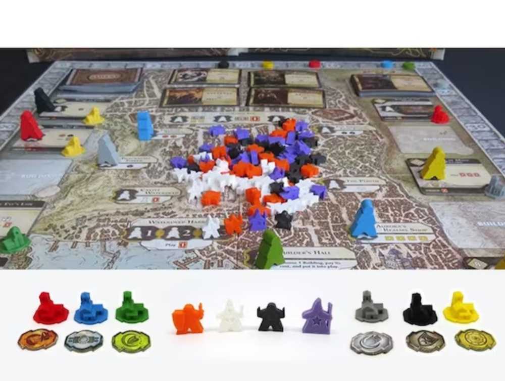 Lords Of Waterdeep: Deluxe Buildings  (2-5) board game collectible - Main Image 3