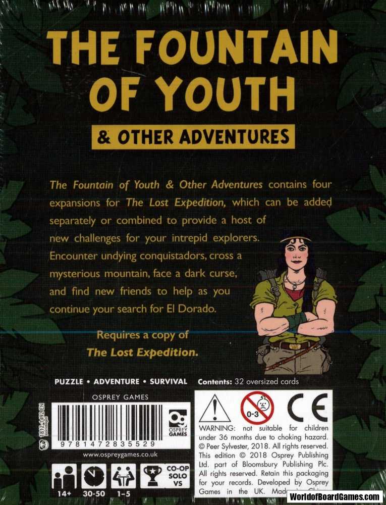 Lost Expedition, The: The Fountain Of Youth  (1-5) board game collectible - Main Image 2