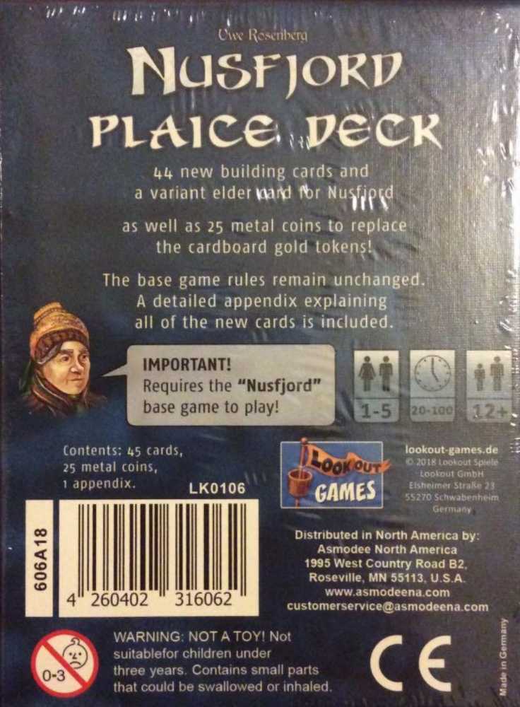 Nusfjord: Plaice Deck (Expansion)  (1-5) board game collectible - Main Image 2