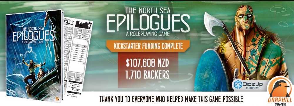 The North Sea Epiloges: A RPG - KS : Warlord Pledge  (2-6) board game collectible - Main Image 4