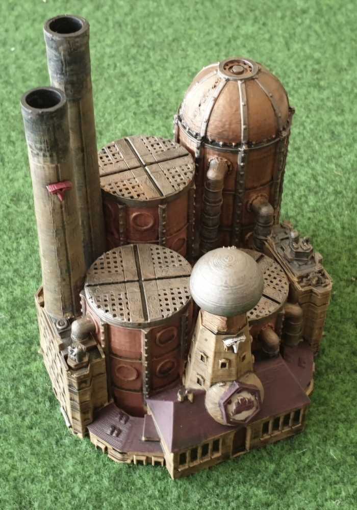 Scythe: 3D Printed Painted Factory Mini  (1-5) board game collectible - Main Image 3