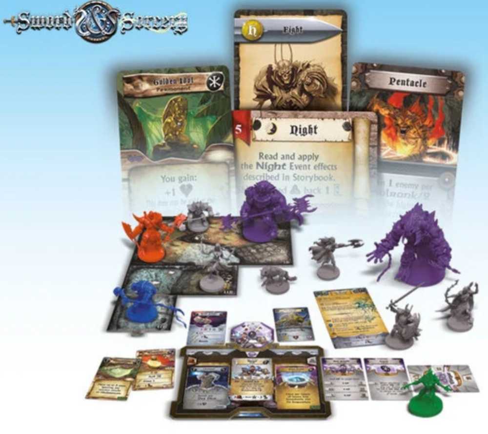 Sword & Sorcery: Darkness Falls  (1-5) board game collectible - Main Image 4