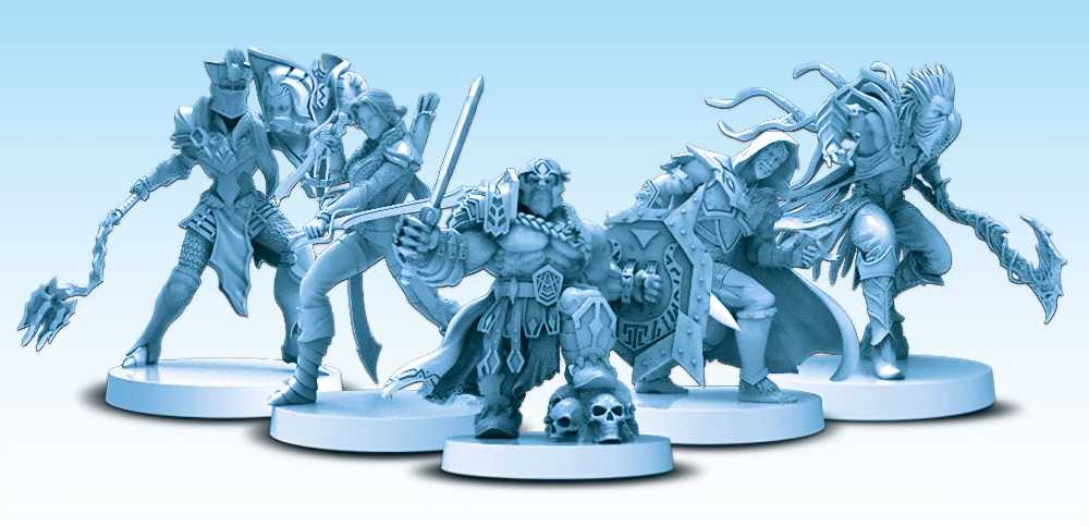 Sword & Sorcery: Ghost Soul Form Heroes Accessory Pack  (1-5) board game collectible - Main Image 3