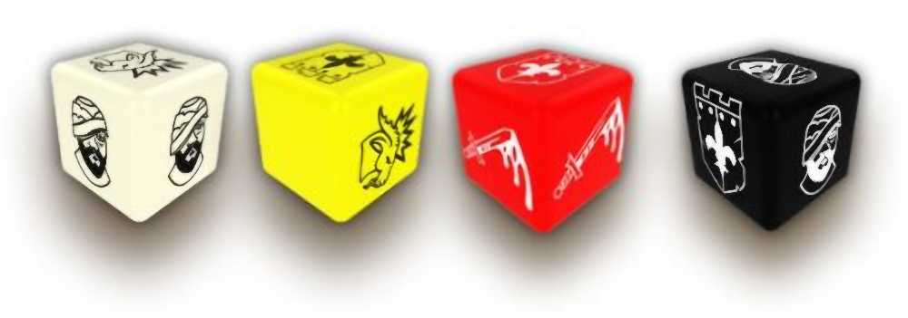 Time Of Legends Joan Of Arc: Dice  (2-4) board game collectible - Main Image 3