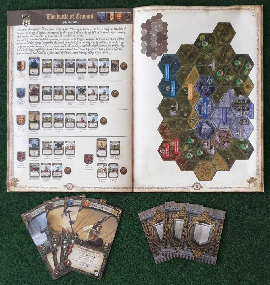 Time Of Legends Joan Of Arc: The Battle Of Cravant  (2-4) board game collectible - Main Image 2