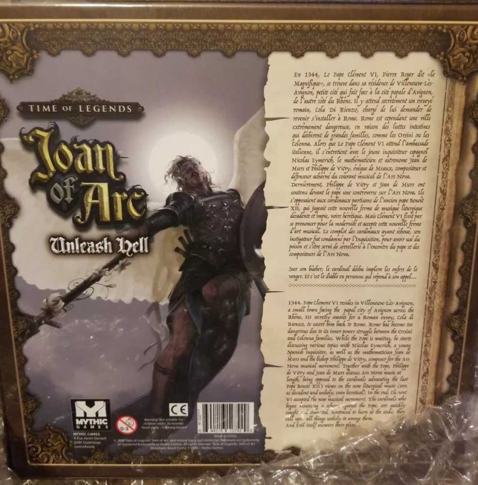 Time Of Legends Joan Of Arc: Unleash Hell  (2-4) board game collectible - Main Image 2