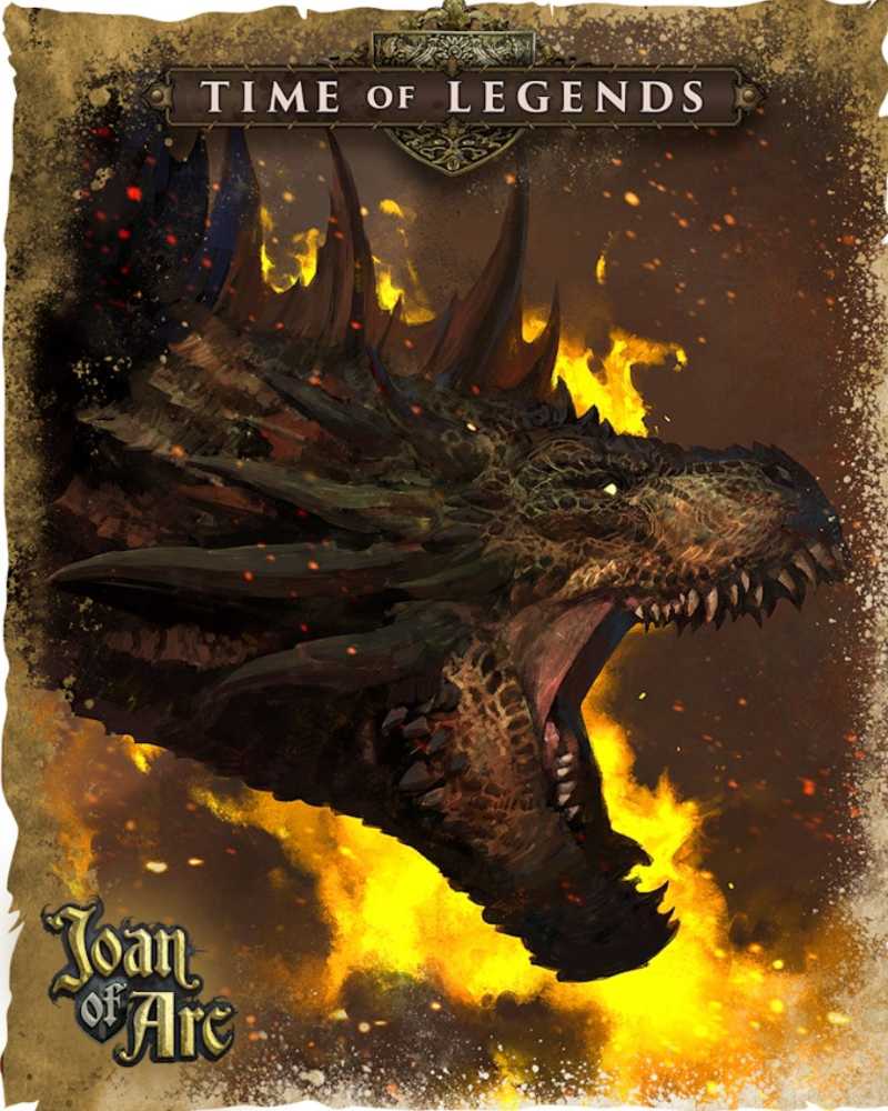Time Of Legends Joan Of Arc: The Legendary Dragon  (1-2) board game collectible - Main Image 4