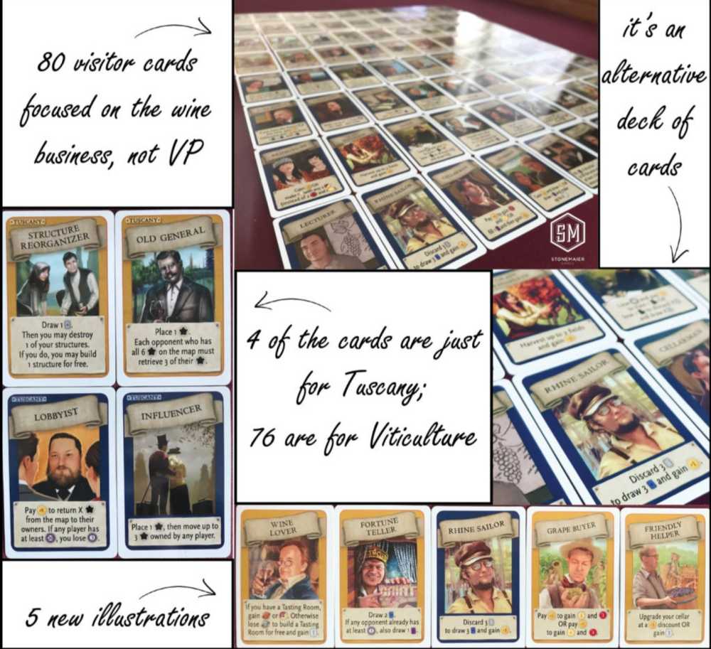 Viticulture: Visit From The Rhine Valley  (1-6) board game collectible - Main Image 3