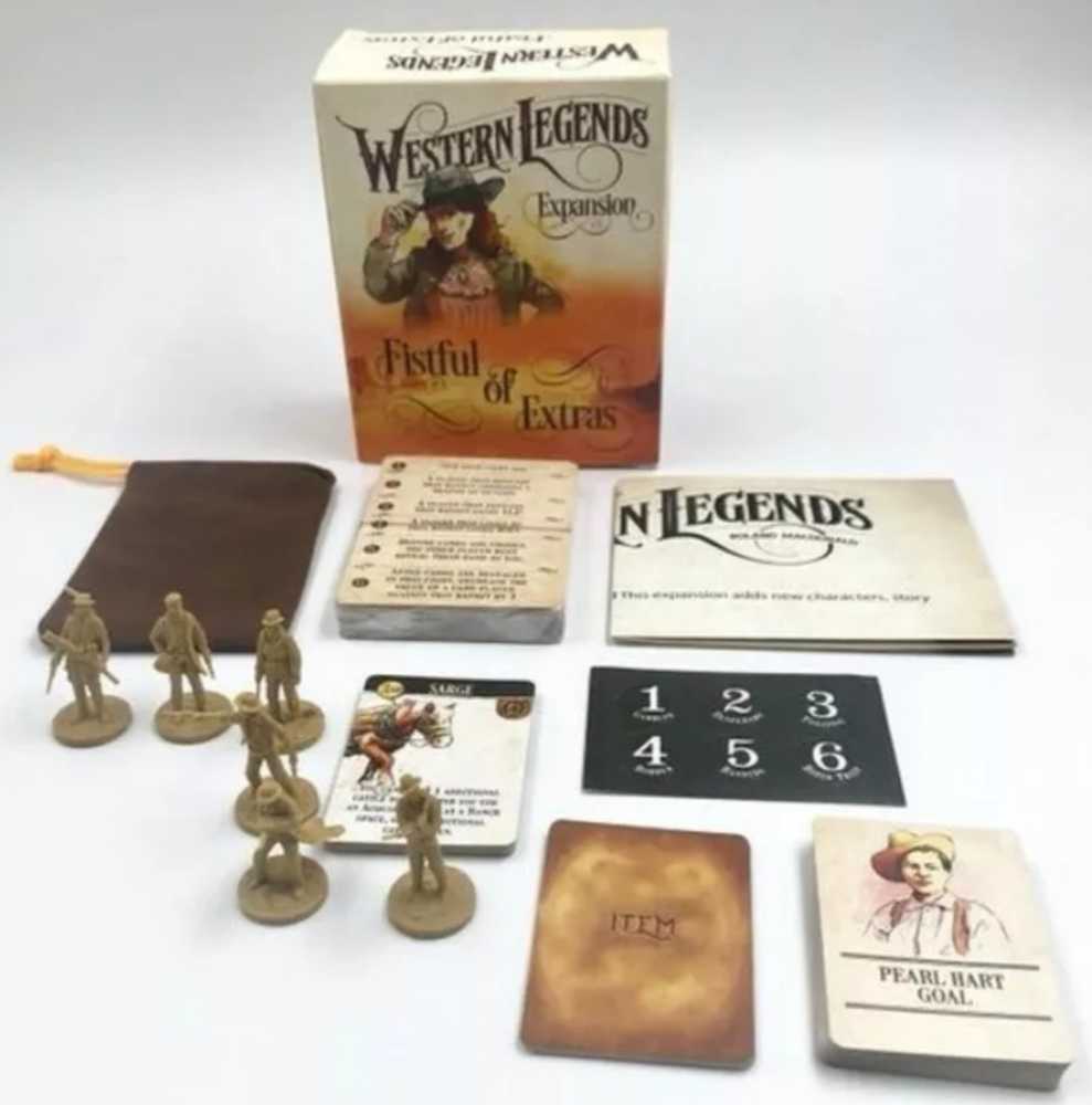 Western Legends: Fistful Of Extras (KS Exclusive)  (2-6) board game collectible - Main Image 3