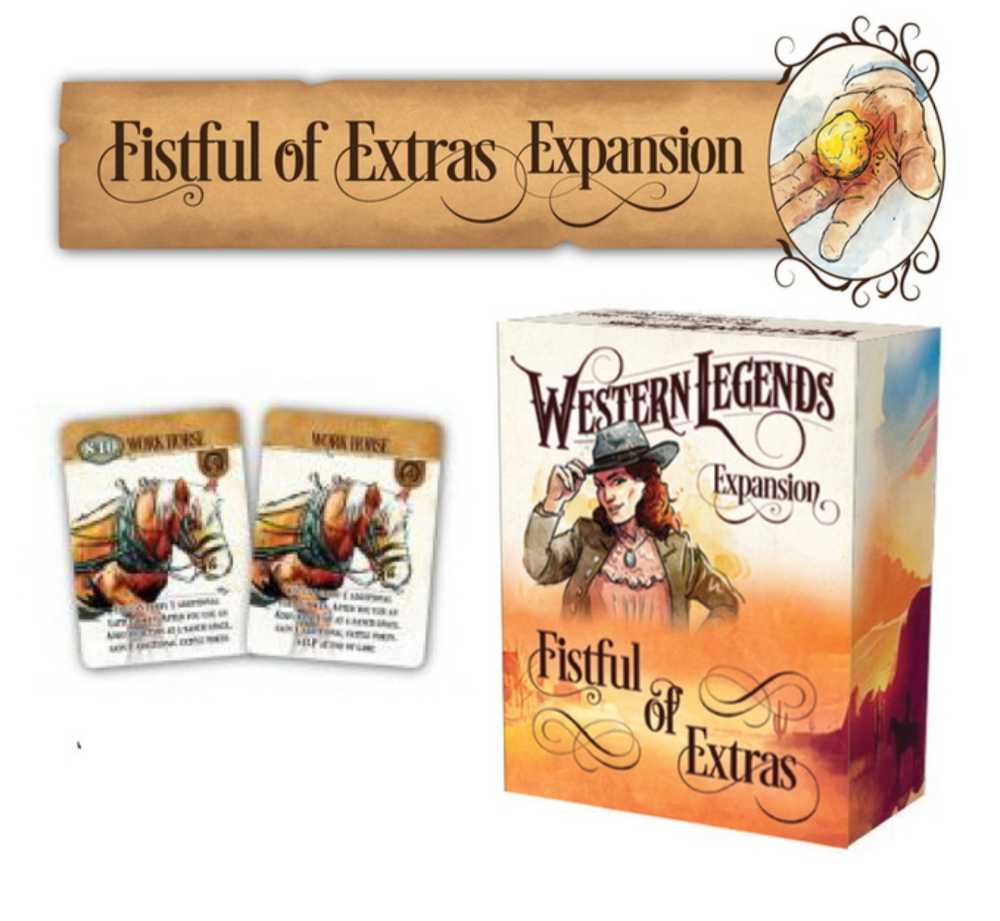 Western Legends: Fistful Of Extras (KS Exclusive)  (2-6) board game collectible - Main Image 4