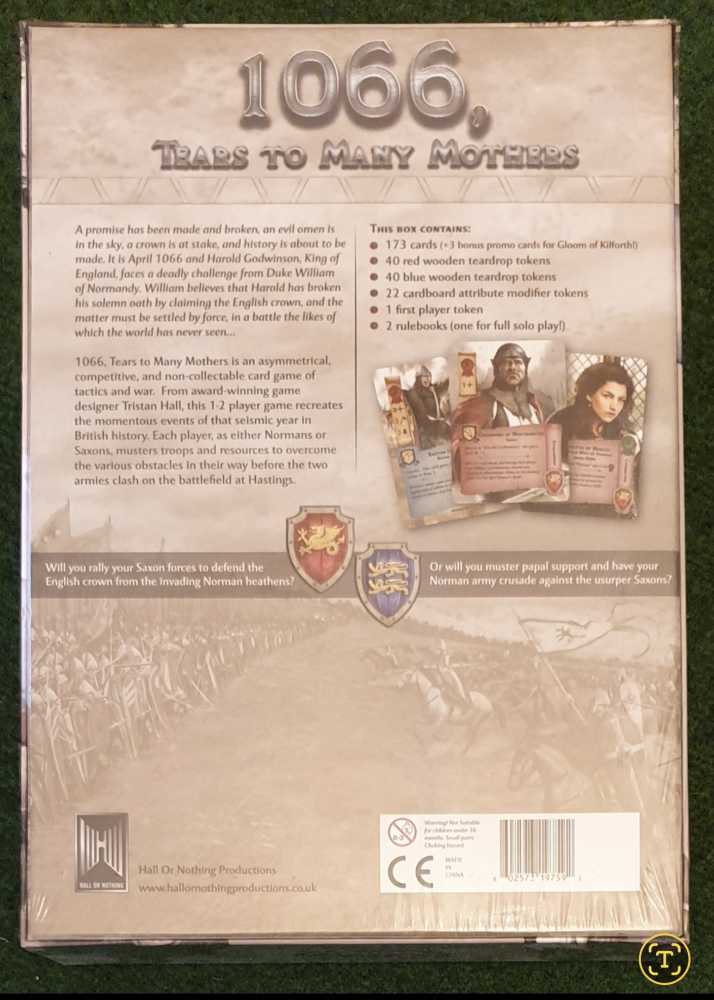 1066, Tears To Many Mothers: The Battle Of Hastings - Playmat  (1-2) board game collectible - Main Image 4