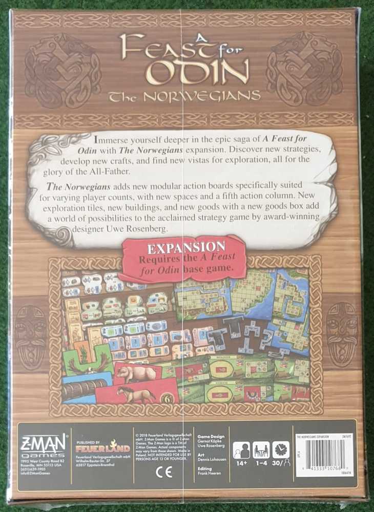 A Feast For Odin: The Norwegians  (1-4) board game collectible - Main Image 2