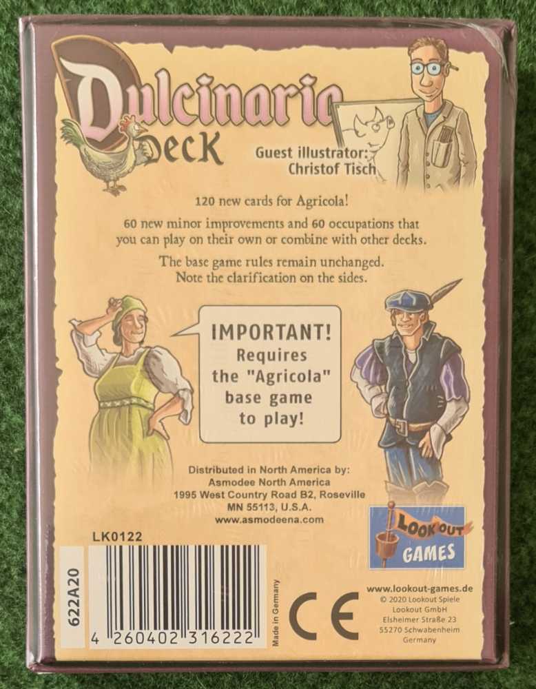 Agricola: Dulcinaria Deck  (1-6) board game collectible - Main Image 2