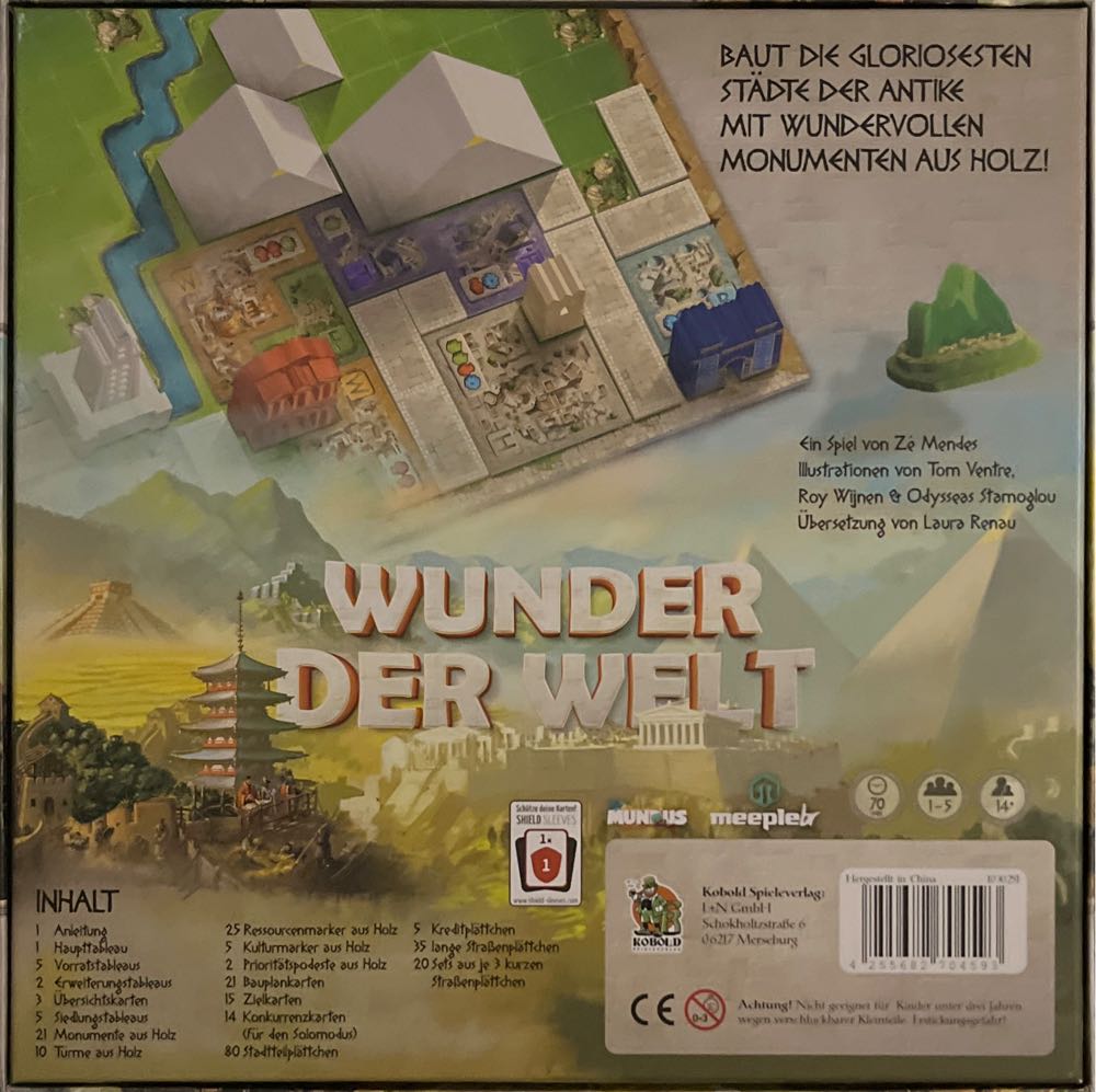 Wunder der Welt  (1-5) board game collectible [Barcode 4255682704593] - Main Image 2
