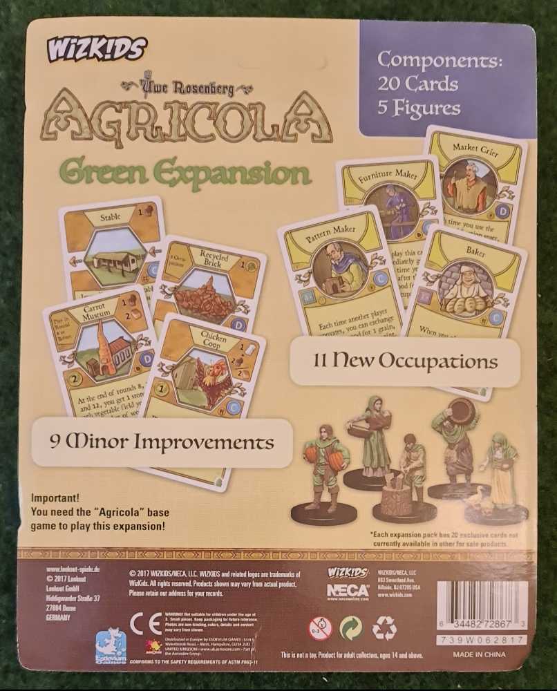 Agricola: Green Expansion  (1-6) board game collectible - Main Image 2