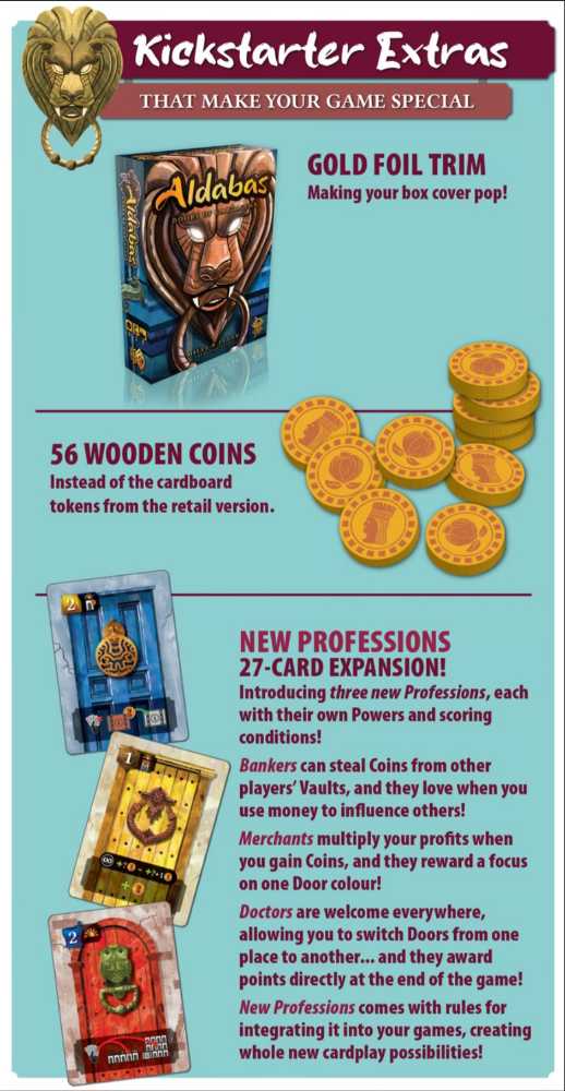 Aldabas: Doors Of Cartagena (KS Edition)  (1-4) board game collectible - Main Image 4