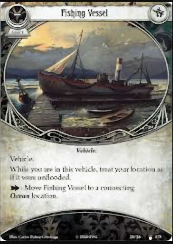 Arkham Horror LCG: 7b - Devil Reef - Mythos Pack 2  (1-4) board game collectible - Main Image 2