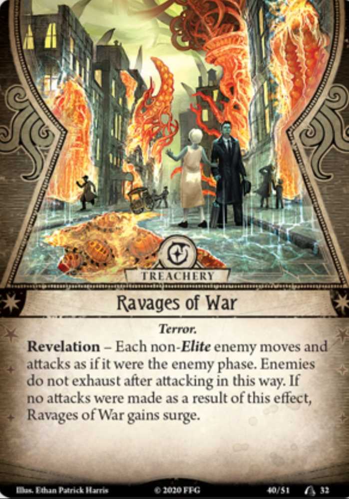 Arkham Horror LCG: War Of The Outer Gods - Scenario Pack 8  (1-2) board game collectible - Main Image 2