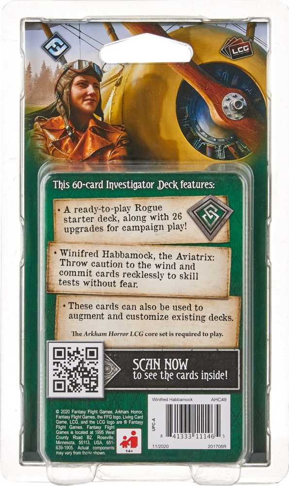 Arkham Horror LCG: Winifred Habbamock - Investigator Starter Deck 3  (1-2) board game collectible - Main Image 2