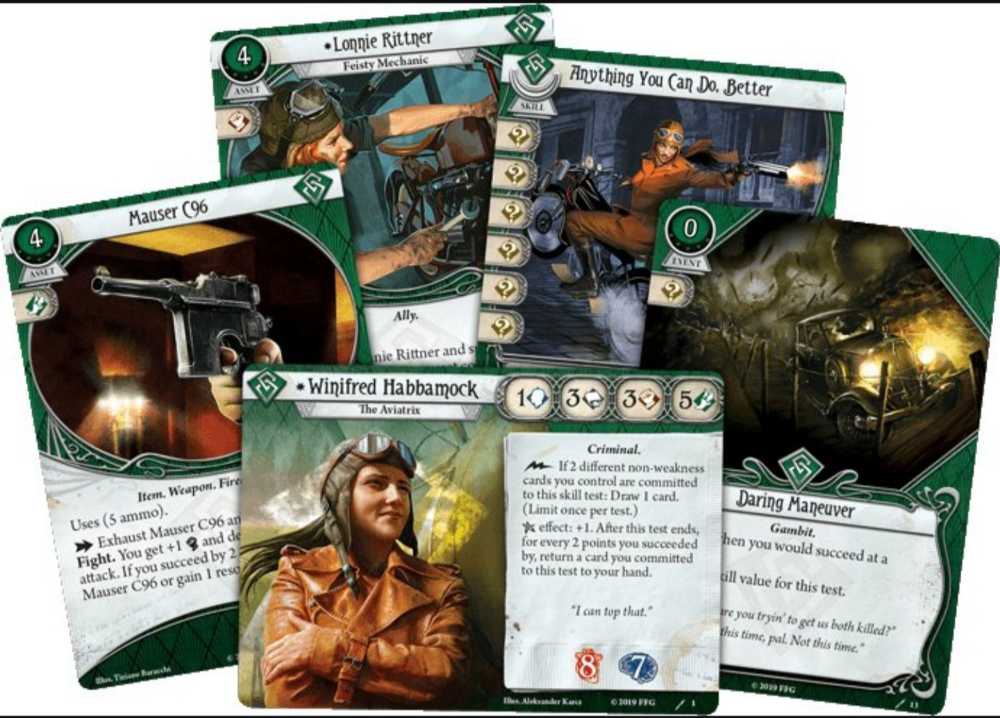 Arkham Horror LCG: Winifred Habbamock - Investigator Starter Deck 3  (1-2) board game collectible - Main Image 3