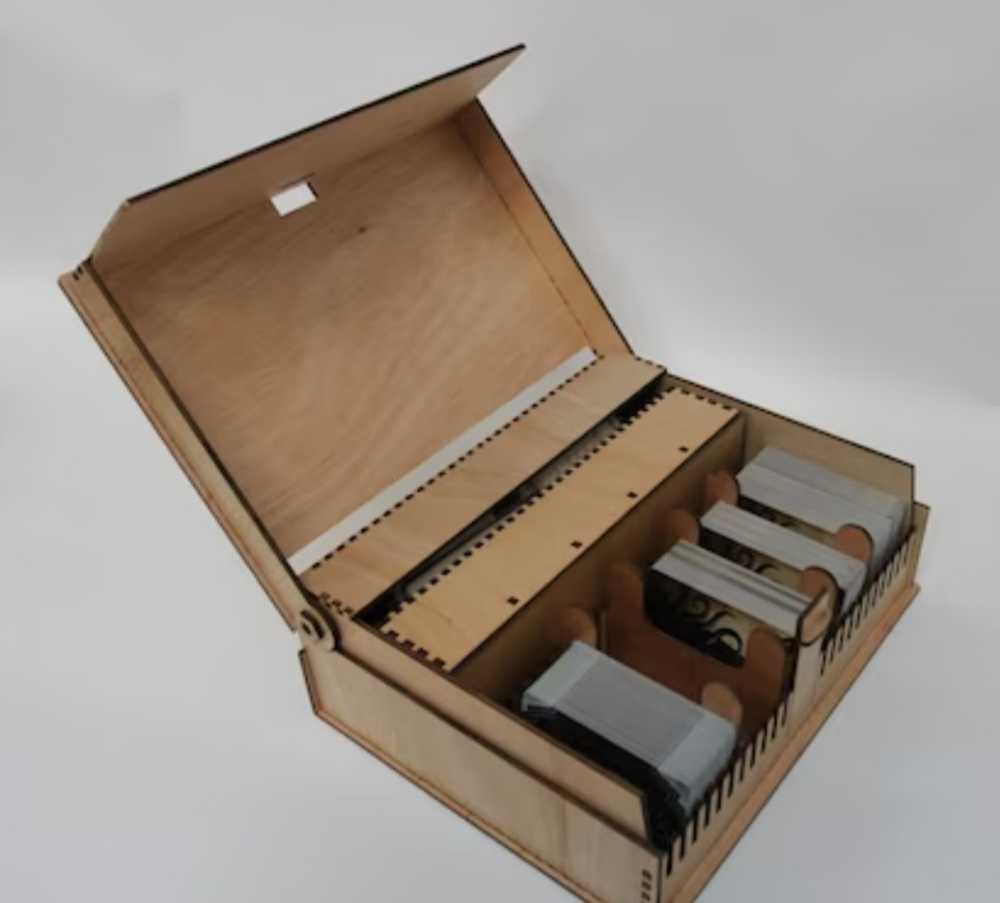 Arkham Horror LCG: Wooden Storage Box: Large Necronomicon X3  (1-4) board game collectible - Main Image 2