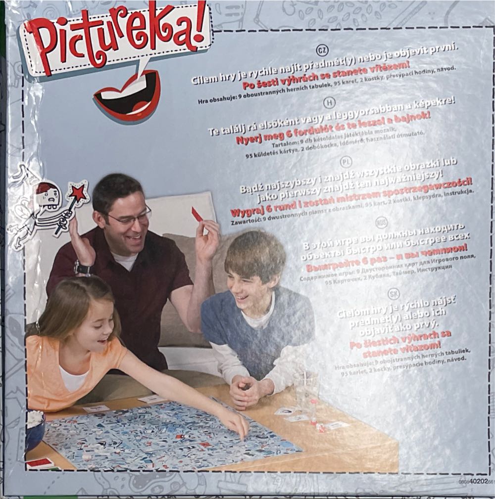 Pictureka Hra Hasbro Český Návod  (2-6) board game collectible [Barcode 5010994303983] - Main Image 2