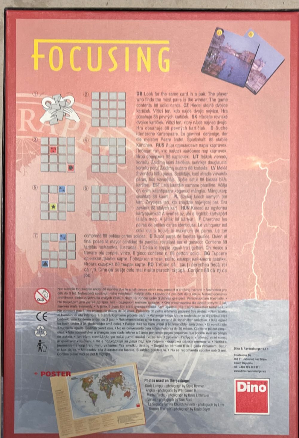 Focusing  (2-8) board game collectible [Barcode 8590878605022] - Main Image 2