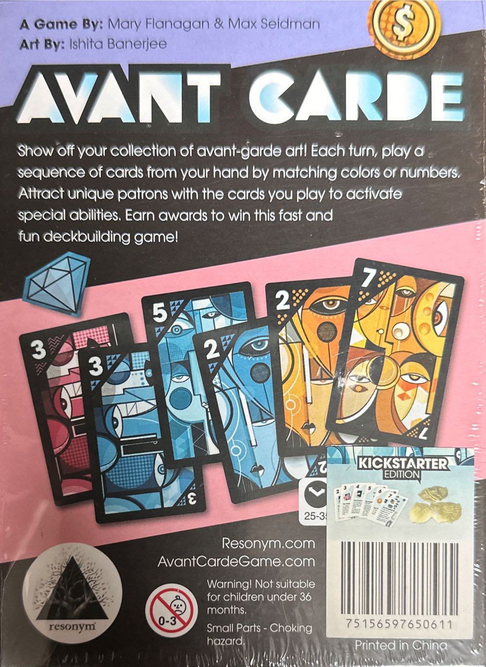 Avant Carde  (1-5) board game collectible [Barcode 75156597650611] - Main Image 2