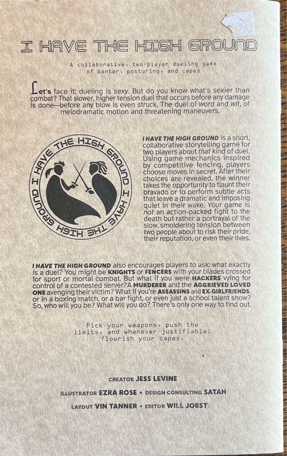 I Have The High Ground  (2) board game collectible - Main Image 2