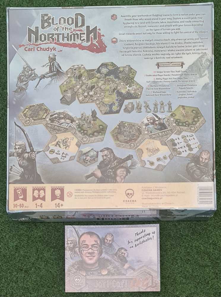Blood Of The Northmen (Early Bird Kickstarter)  (1-4) board game collectible - Main Image 2