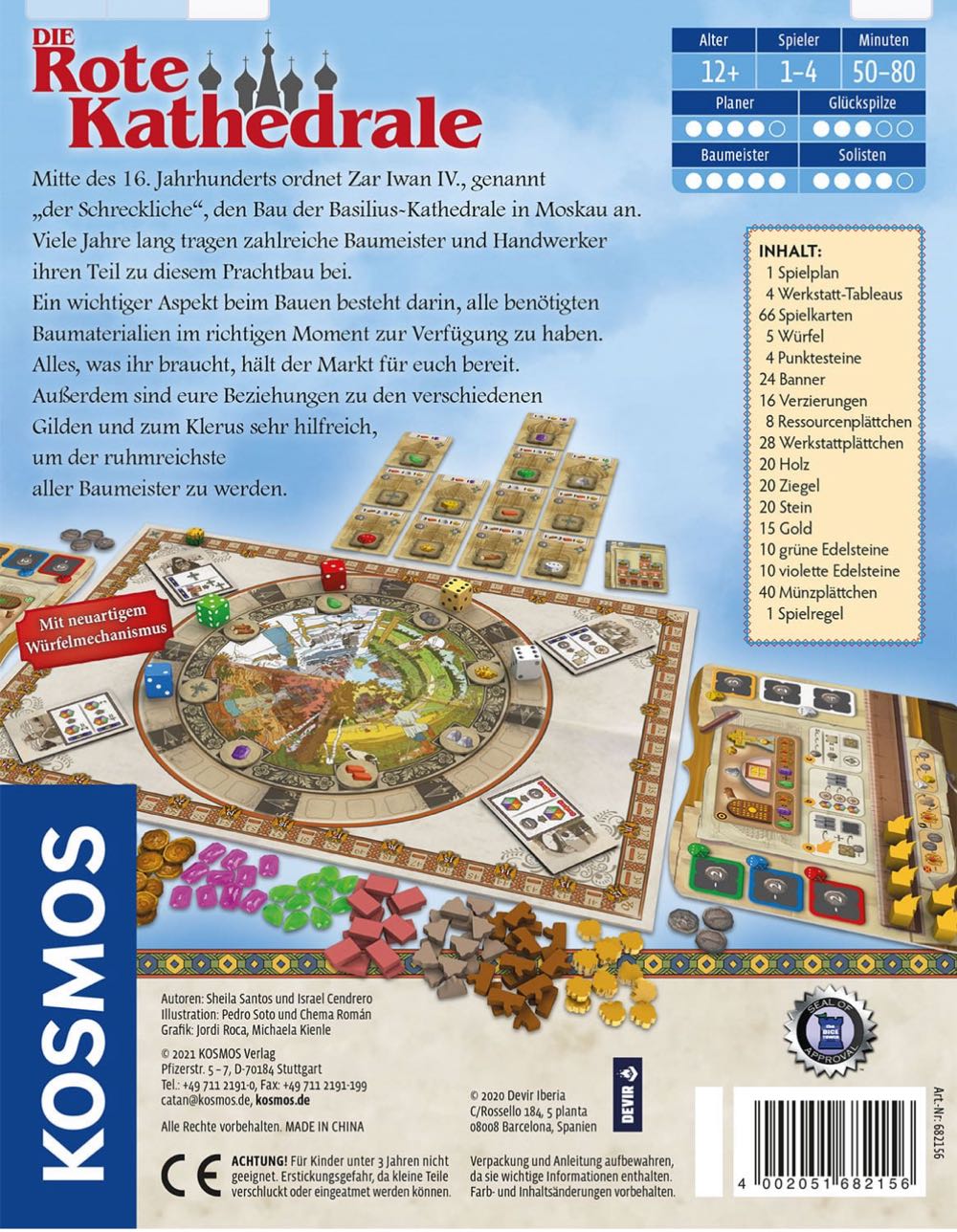 Die Rote Kathedrale  (1-4) board game collectible - Main Image 2