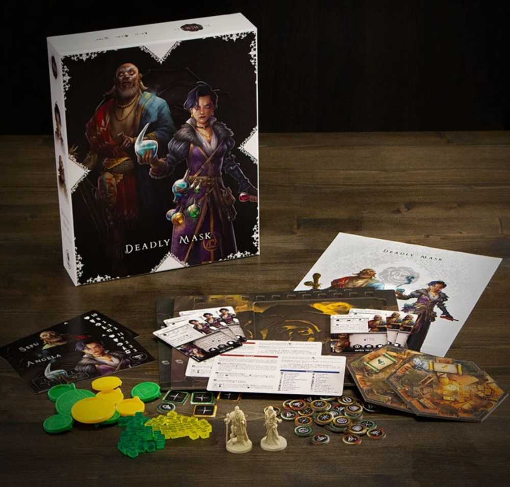 Black Rose Wars: Rebirth - Deadly Mask 5/6 Player Expansion  (1-6) board game collectible [Barcode 8052282851490] - Main Image 3