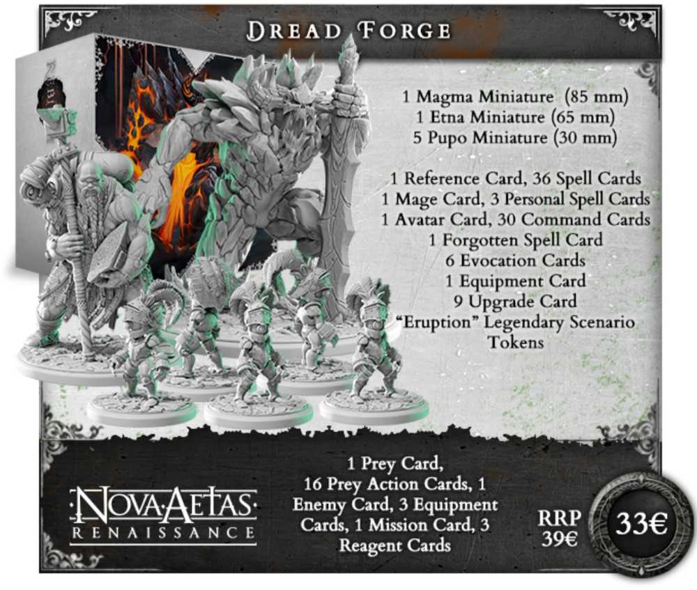 Black Rose Wars: Rebirth - Dread Forge Expansion  (1-4) board game collectible [Barcode 8052282851476] - Main Image 4