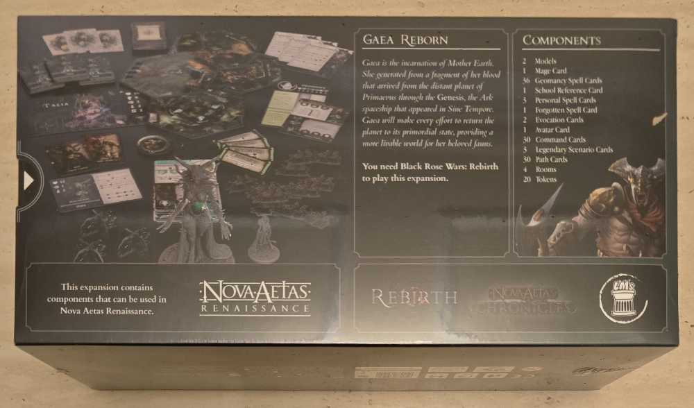 Black Rose Wars: Rebirth - Gaea Reborn Expansion  (1-4) board game collectible [Barcode 8052282851452] - Main Image 2